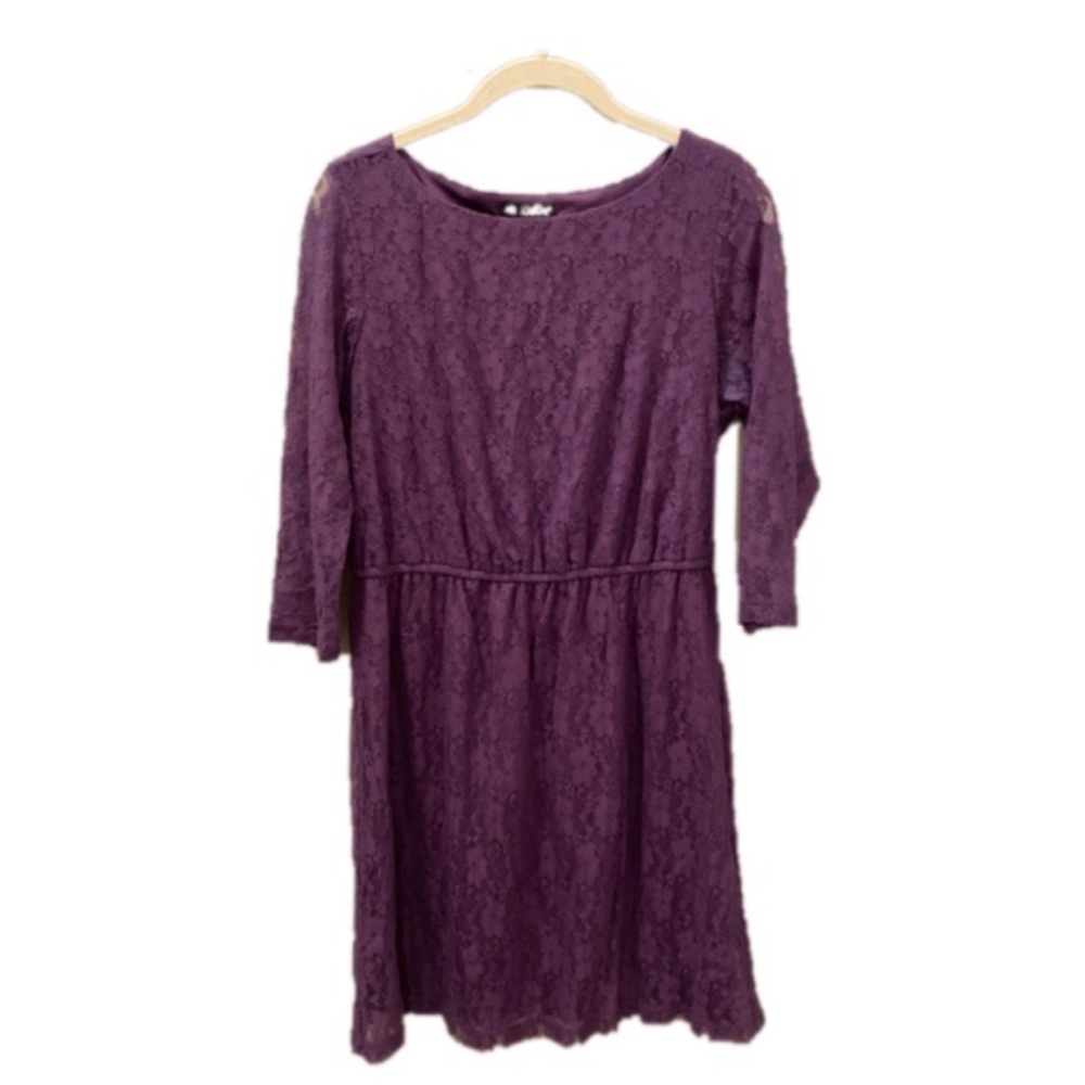Purple Lace Dress